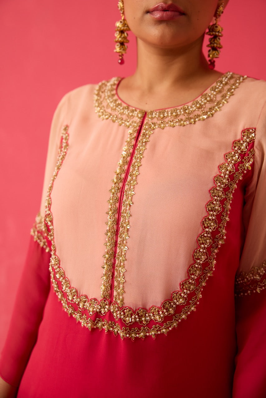 FUCHSIA AND PASTEL PINK - BEGUM